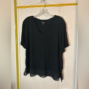 Simply Vera Vera Wang Women's V-Neck - Size XL